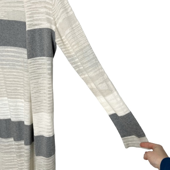 CABI Vineyard Striped Duster Long Line Cardigan Sweater - Picture 6 of 13